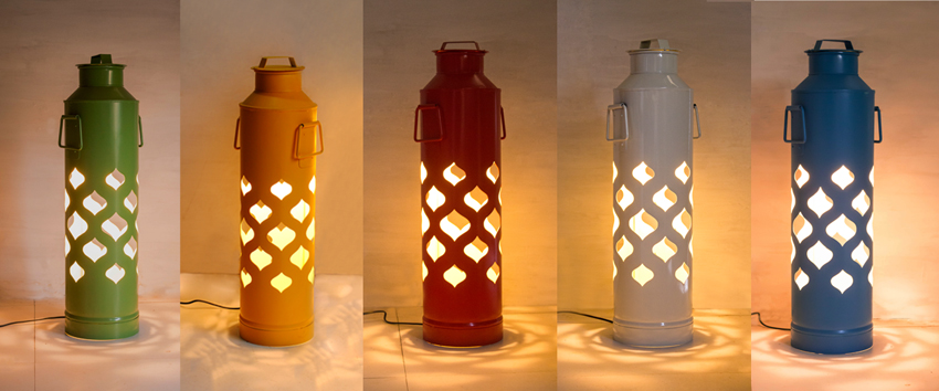 Milk can Outdoor Light